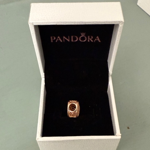 Pandora Gold Filigree Heart charm **authentic Pandora *** - Picture 3 of 6